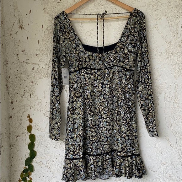 Free People Boheme Mini Dress Size 6 - Picture 5 of 8
